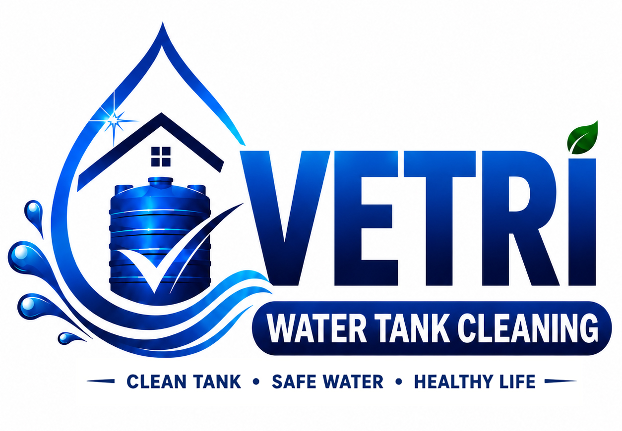 Vetri Water Tank Cleaning Logo